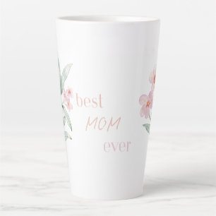 Roze Beste moeder ooit - Latte mok, Moederdag cade Mok