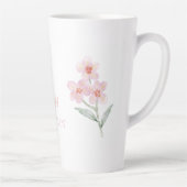 Roze Beste moeder ooit - Latte mok, Moederdag cade Mok (Rechts)