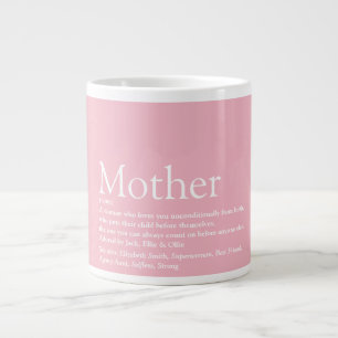 Roze Beste Moeder Ooit Moeder Definitie Grote Koffiekop