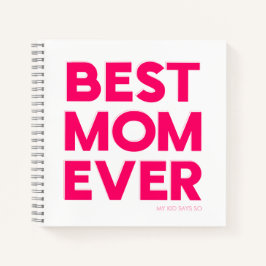 Roze Beste Moeder Ooit Notitieboek