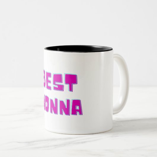 Roze Beste Nonna Mok (Voorkant rechts)