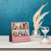 Roze Beste Oma Ooit Zes Foto Plaquette Fotoplaat (Insitu)