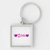 Roze beste vrienden sleutelhanger (Voorkant)
