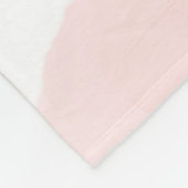 Roze beste Waterverf 6 Foto Collage Fleece Deken (Hoek)