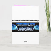 roze bestelwagen kaart (Achterkant)