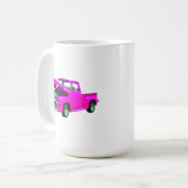 Roze bestelwagen koffiemok (Voorkant links)