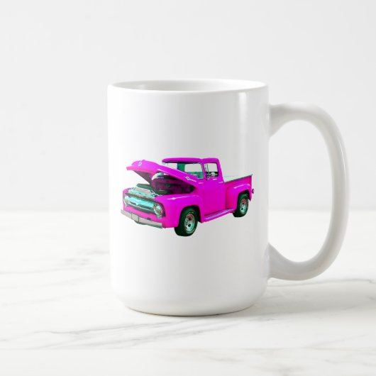 Roze bestelwagen koffiemok (Rechts)