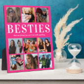 Roze Besties Gift | Beste vriend Fotoplaat (Zijkant)