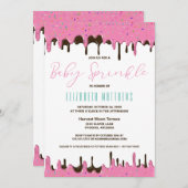 Roze Bevrijkende Baby sprinkhaan Kaart (Voorkant / Achterkant)