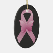 Roze bewustmakingslint keramisch ornament (Rechts)