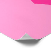 Roze bewustmakingslint poster (Hoek)