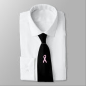 Roze bewustmakingslint stropdas (Gebonden)