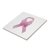 Roze bewustmakingslint tegeltje (Zijkant)
