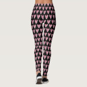 Roze bewustwording Ribbon Angel Art Leggings (Achterkant)