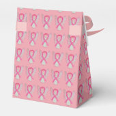 Roze bewustwording Ribbon Angel Party Favor Boxes Bedankdoosjes (Achterkant)