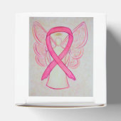 Roze bewustwording Ribbon Angel Party for Favor Bo Bedankdoosjes (Bovenkant)