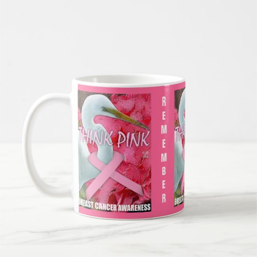 Roze bewustzijn koffiemok (Links)