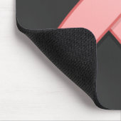 Roze bewustzijn Ribbon Mousepad Muismat (Hoek)