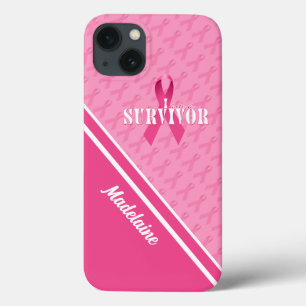 Roze bewustzijnsband met naam Case-Mate iPhone case