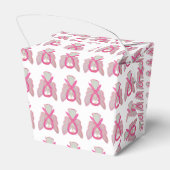 Roze bewustzijnslint engel cadeau dozen bedankdoosjes (Achterkant)