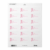 Roze Bewustzijnslint Labels 0001 (Full Sheet)