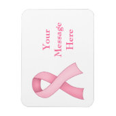 Roze Bewustzijnslint Magneet 0004 (Verticaal)