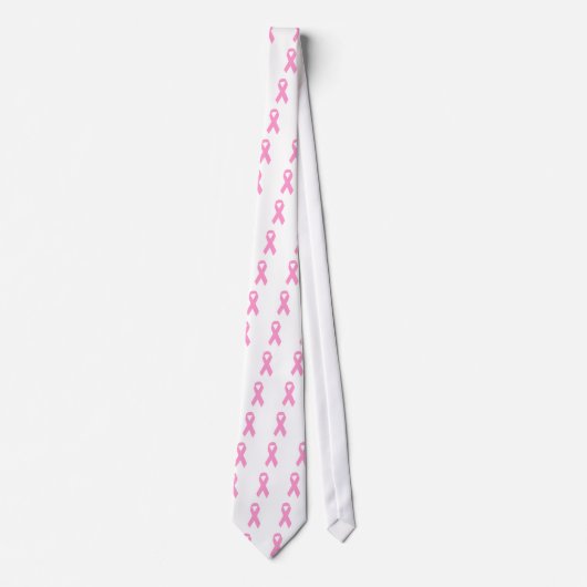 Roze bewustzijnslint stropdas (Voorkant)