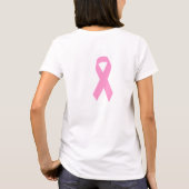 Roze bewustzijnslint t-shirt (Achterkant)