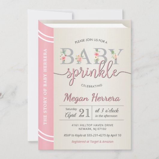 Roze bibliotheek met verhalen uit het winkelboek B Kaart (Voorkant)