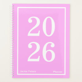 Roze Big Year Groot Planner