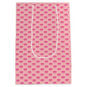 Roze Biggetje Medium Cadeauzakje (Achterkant)
