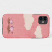 Roze Biggetjes iPhone Hoesje (Achterkant (horizontaal))