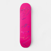 Roze bij 6-jarige Chy Persoonlijk Skateboard (Voorkant)