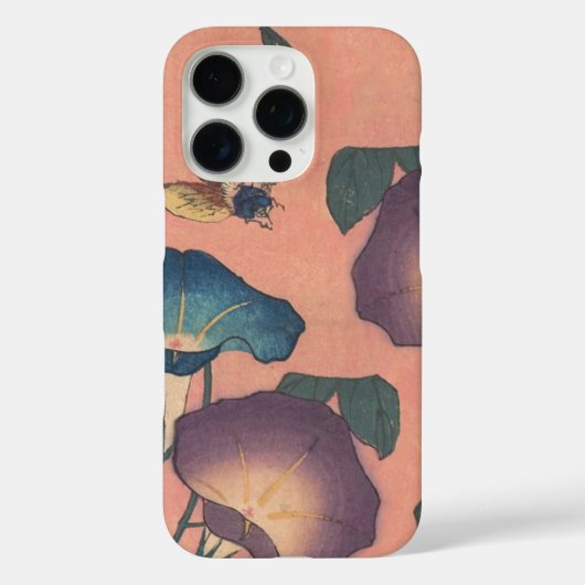 Roze Bij Bloem Klassieke Hokusai Kunst Case-Mate iPhone Case (Achterkant)