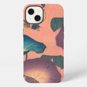 Roze Bij Bloem Klassieke Hokusai Kunst iPhone 13 Hoesje