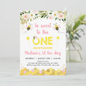 Roze bij eerste geboorte kaart (Staand voorkant)