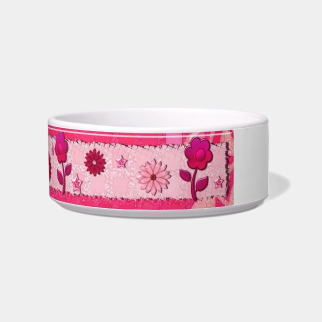 Roze bij Play Jeweled Voerbakje (Rechts)