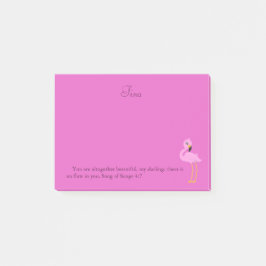  roze bijbelse flamingstok post-it® notes