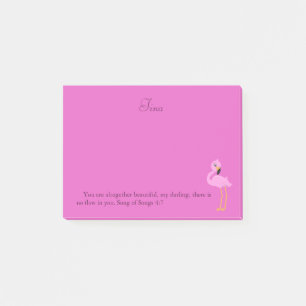 roze bijbelse flamingstok post-it® notes