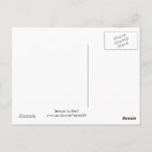 Roze bijenkorf - Bee Happy Briefkaart (Achterkant)