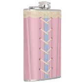  roze bijgeleverde corset heupfles (Rechts)