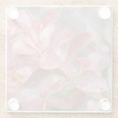  roze bijkantoren glazen onderzetter (Achterkant)