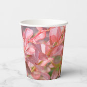  roze bijkantoren papieren bekers (Achterkant)