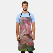  roze bijkantoren schort (Gedragen)