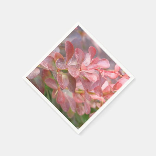  roze bijkantoren servet (Hoek)