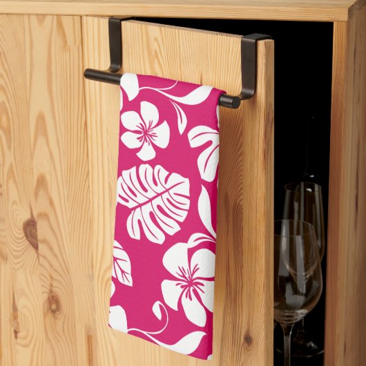 ROZE BIKINI (AARDBEIROOD) THEEDOEK (Derde Gevouwen)