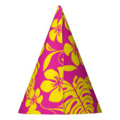ROZE BIKINI (HEET ROZE/GEEL) FEESTHOED FEESTHOEDJES (Achterkant)