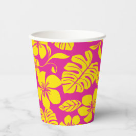 ROZE BIKINI (HEET ROZE/GEEL) PAPIEREN BEKERS