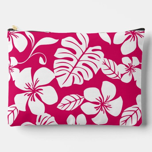 ROZE BIKINI PATROON IN AARDBEIEN ROOD ETUI (Voorkant)