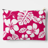 ROZE BIKINI PATROON IN AARDBEIEN ROOD ETUI (Achterkant)